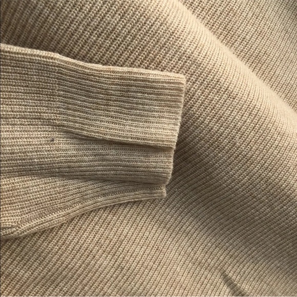 J crew oatmeal ribbed sweater petite small ps - Picture 5 of 11